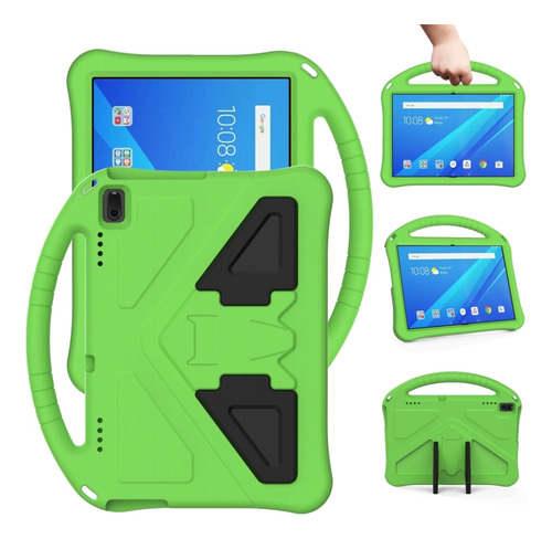 Funda Protectora Anticaída Plana De Eva, Color Verde, Con So