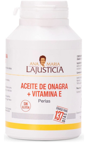 Suplemento Aceite De Onagra Ana Maria La Justicia