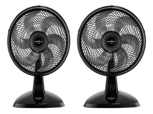 Kit 2 Ventilador De Mesa Britânia Bvt47 Turbo 140w 127v