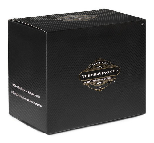 Kit Afeitado Acero The Shaving Co. Rastrillo + Brocha + Base. Set completo de afeitado en Acero Cromado.