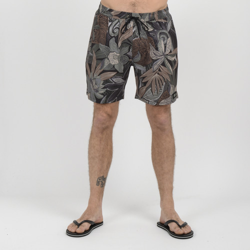 Boardshort Cable  Verde Oscuro