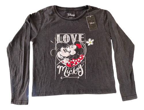 Polera Disney Minnie Y Mickey Talla S