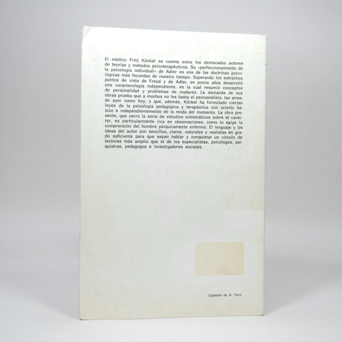 Elementos De Psicoterapia Práctic F Künkel Herder 1981 Ce1