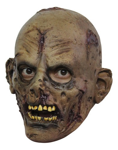 Máscara Para Niño Undead Jr. Muerto Viviente Zombie Miedo Verde Oscuro Zombi
