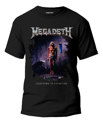 Remera Megadeth - C. The Extintion (nevada O Negra  )