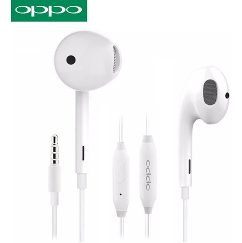 Audifonos Oppo Earbuds 3.5mm Original A91 A72 A52 A31 A12 (Reacondicionado)