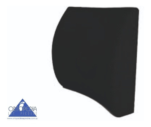  Respaldo Cojín Negro/  Respaldo Lumbar Theramart/tm322