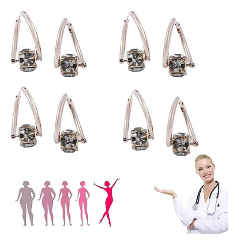New 4par Pendientes De Germanio Magnetología Linfática