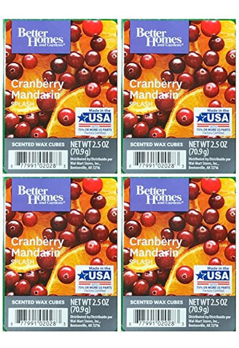 Better Homes And Gardens Cranberry Mandarin Splash - Cubos D