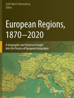 Libro European Regions, 1870 - 2020 : A Geographic And Hi...