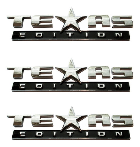 Muzzys (juego De Tres) Texas Edition 3m Stick On Emblema Se