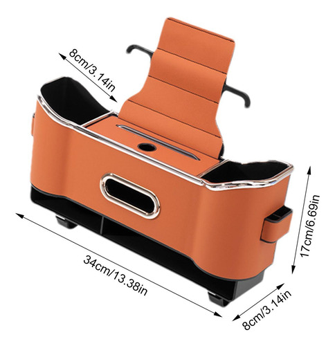 Caja De Almacenamiento Para Reposacabezas De Coche Organizad