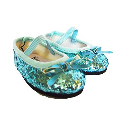 Blue Sparkle Flats Se Adapta Muñecas American Girl De ...