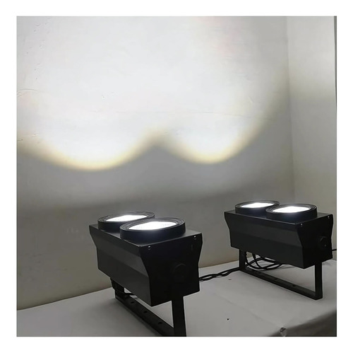 Refletor Mini Brut Led 200w Branco Led Rgb Strobo Dmx512