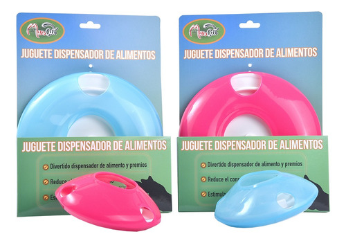 Juguete Dispensador Para Gato M Fucsia