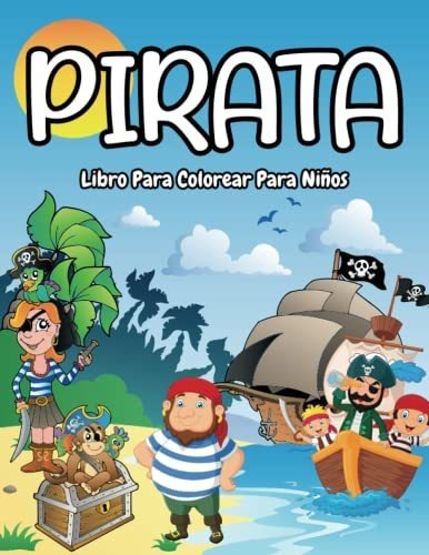 Libro : Pirata Libro Para Colorear Para Niños Libro De...