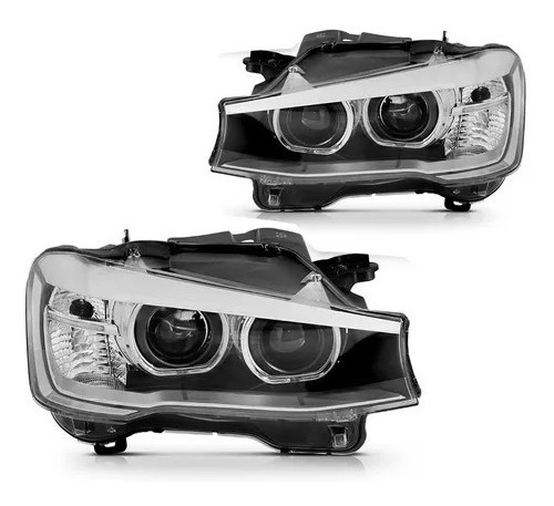 Farol Dianteiro X3 13/ 14/ 15/ 16 Elétrico Com Led Drl Tyc