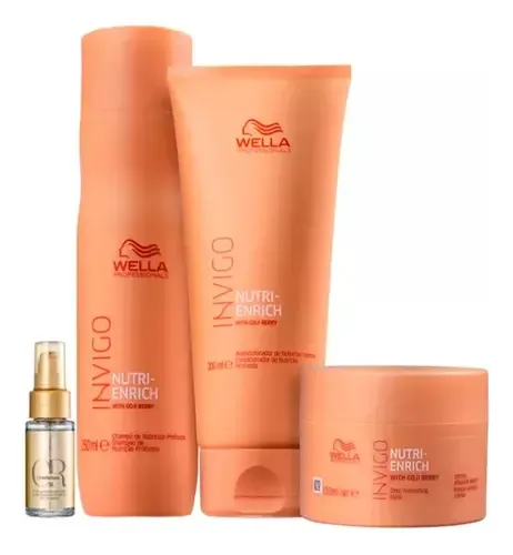 Kit Wella Nutri Enrich Essentials (4 Produtos)