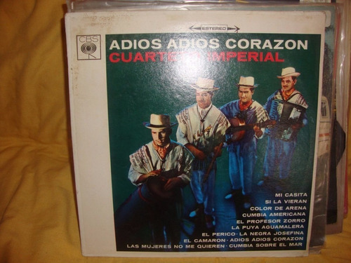 Vinilo Cuarteto Imperial Adios Adios Corazon N C1