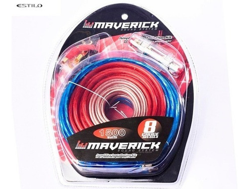 Kit Cables Instalacion Potencia 8 Gauge 1500w Sub Woofer