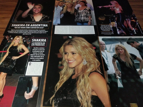 (aa061) Shakira * Recortes Revistas Clippings