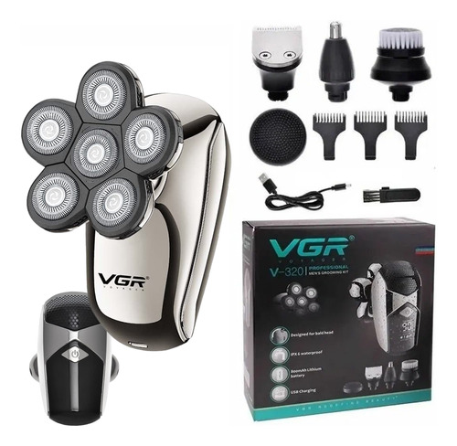 Afeitadora Shaver Trimmer Nariz 5 En 1 Vgr V-320 Recargable