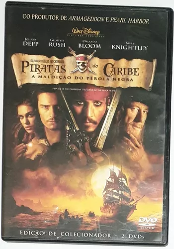 Dvd-Piratas do Caribe- a Maldição do Pérola Negra, Filme e Série Europa  Filmes Usado 89365209