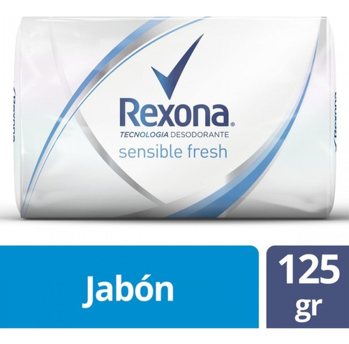 Pack X 6 Unid. Jabon Tocador  Sensfresh 125 Gr Rexona Jabon