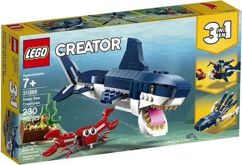 Lego Creator 3 Em 1 Criatura Fundo Do Mar 31088