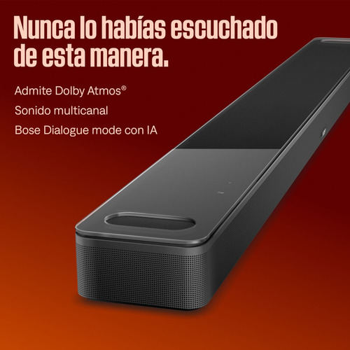 Barra De Sonido Bose Smart Ultra Color Negro