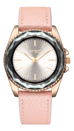 Reloj De Pulsera Enso Para Mujer Rosa Ew9518l4