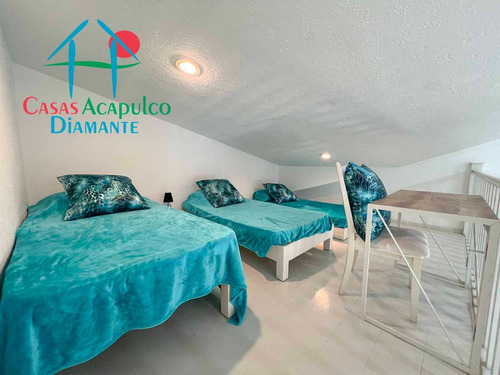 Cad Diamante Lakes Zafiro 316. Terraza Con Vista A Los Jardines Y Albercas