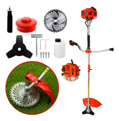 Roçadeira Nakasaki Profissional 4x1 Gasolina 75cc 3.5 Hp