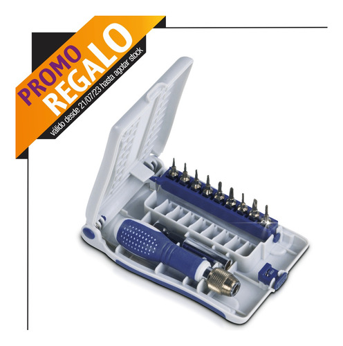 Imagen 2 de 10 de Taladro Percutor Inalambrico Daewoo Set Herramientas +regalo