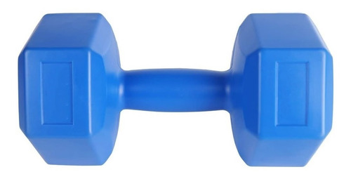 Mancuerna Hexagonal 4 Kg Dumbbell Plástica Entrenar