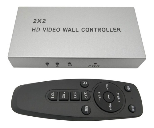 Imagen 1 de 10 de Controlador P/pantallas Videowall Hdm 1 A 4 Corrección Borde