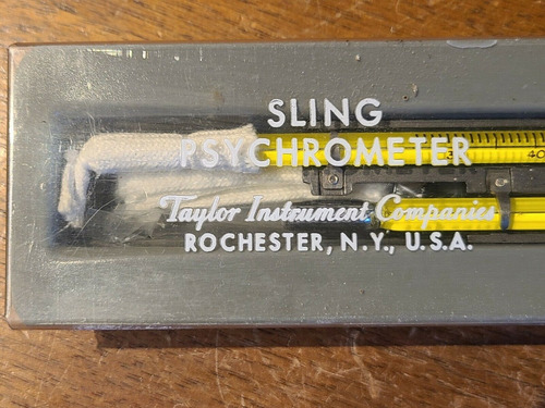 Psicrómetro Taylor Instrument Nuevo Nunca Usado