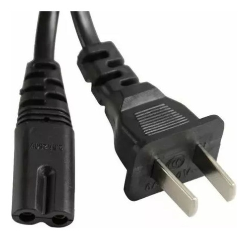 Cable De Poder Tipo 8 - 1.5 M Para Grabadora Impresoras,tv