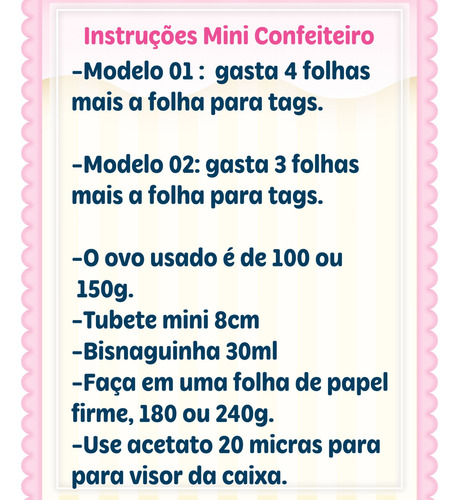 Arquivo De Corte Mini Confeiteiro Minecraft Páscoa