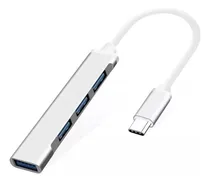 Comprar Hub Aluminio Para Notebooks Usb Tipo C 4 Puertos Usb 3.0