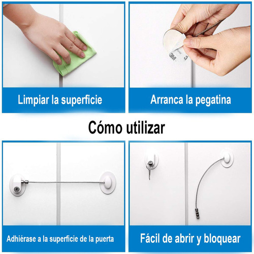 A A Cerraduras Puertal Heladera For Seguridad Infantil