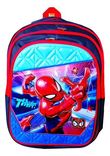 Maleta Escolar Niño Morral Ironman Cars América Spiderman