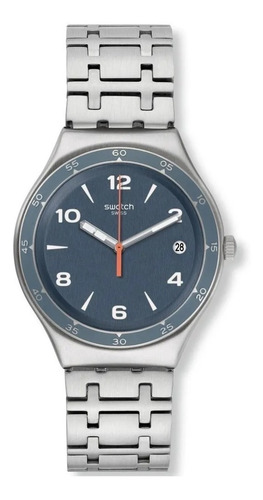 Reloj Swatch Hombre Plateado Enrik Ygs479g