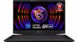 Notebook Msi Stealth 17 Qhd 240hz I9 13900h 1tb 32gb Rtx4080