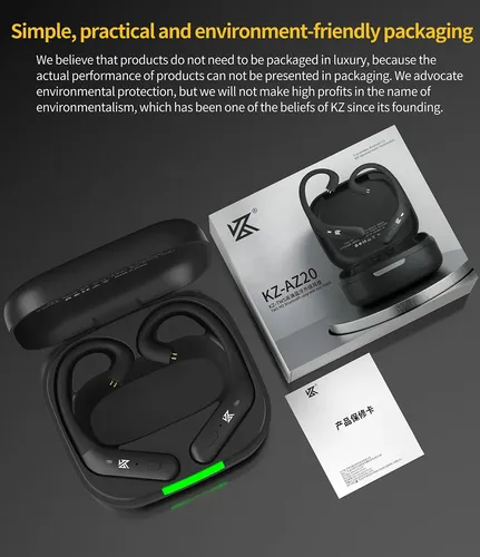 Módulo Bluetooth Kz Az20, Dos Ganchos Para Orejas, Pin C Par