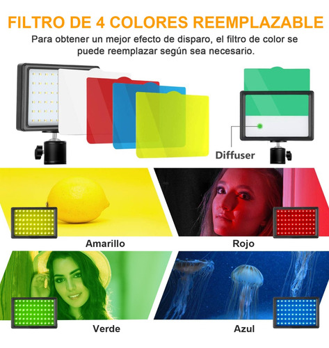Kit De Luz Led Usb Regulable Para Foto, Video, 2 Piezas