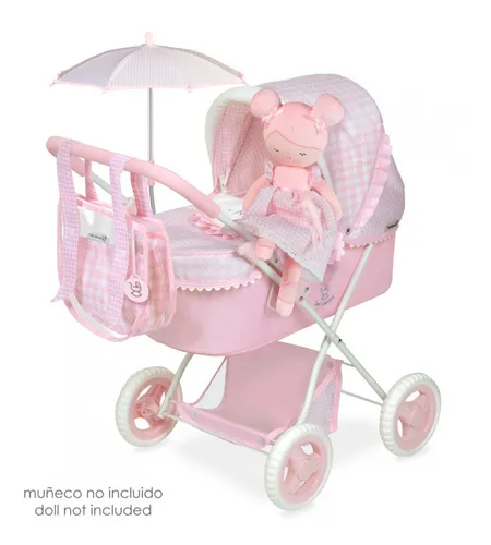 Carrito muñecas con sombrilla sale