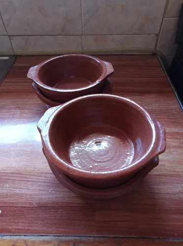 Tazas De Barro Para Sopa (Usado)