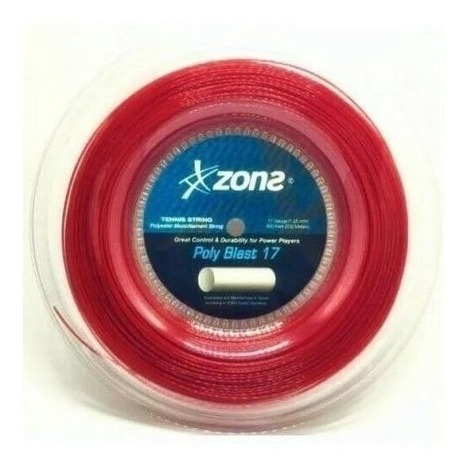 Rolo De Cordas Para Raquetes Tenis Zons Poly Blast 17 1.25mm