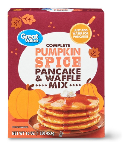 Pumpkin Spice Pancake Waffle Mix Harina Hot Cakes Calabaza